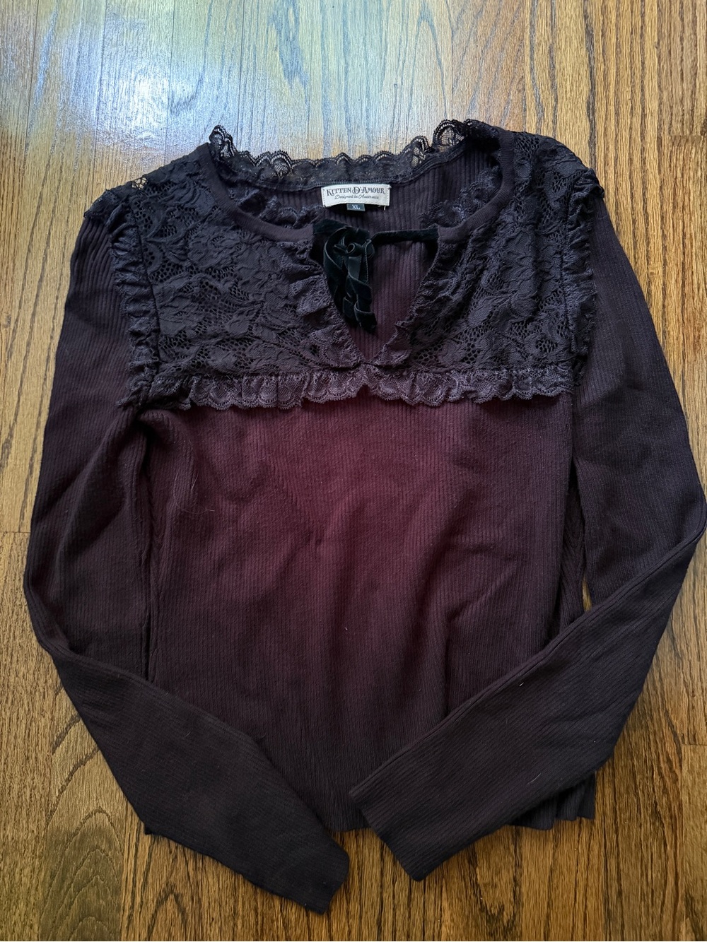 Australian designer kitten d’amour top
